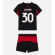 AC Milan Ardon Jashari #30 Replike Domaci Dres za djecu 2025-26 Kratak Rukav (+ Kratke hlače)